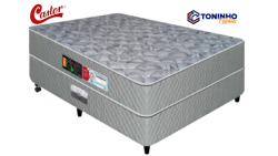 Conjunto Box Casal Castor Espuma D33 Sleep Max 1,38 x 1,88 x 0,65